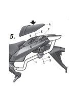 Mocowanie kufra centralnego Shad do Kawasaki Z750/R (07-12)