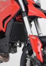 Osłona chłodnicy R&G aluminiowa do Ducati Hypermotard/Hyperstrada 821/939 (16-) czarna
