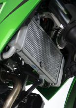 Osłona chłodnicy R&G aluminiowa do Kawasaki Ninja 125 (19-)/ Z125 (19-) czarna