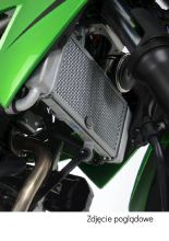 Osłona chłodnicy R&G aluminiowa do Kawasaki Ninja 125 (19-)/ Z125 (19-) szara