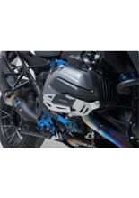 Osłona cylindra SW-MOTECH BMW R 1200 GS LC/Adventure (13-18), R1200R/RT (14-18), R1200RS (15-18) czarno-srebrna