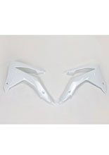 Osłony chłodnicy UFO do Honda CRF 250R (14-17), CRF 450R (13-16) białe