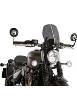 Owiewka PUIG Touring do Triumph Bonneville Bobber (17-) mocno przyciemniana