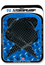 Pady boczne na zbiornik Volcano Stompgrip do Kawasaki Ninja 400 ABS (18-23) czarne