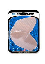 Pady boczne na zbiornik paliwa Stompgrip Icon do Kawasaki Ninja 650 ABS (17-) / Z650 ABS (19-) / Z400 ABS (19-) przezroczyste