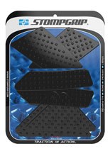 Pady boczne na zbiornik paliwa Stompgrip Street Bike Volcano Suzuki DR 200 S (15-20) czarne