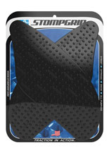 Pady boczne na zbiornik paliwa Stompgrip Volcano Suzuki GSX-R 600 / 750 (04-05) czarne