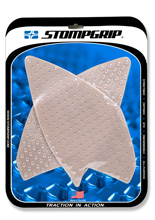 Pady boczne na zbiornik paliwa Stompgrip Volcano do BMW G 310 GS (18-23) przezroczyste