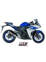 Pełny system 2-1 z tłumikiem GP M2 SC-Project do Yamaha YZF-R3 [15-17]