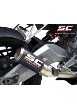 Pełny układ wydechowy 2-1 SC-Project CR-T Aprilia RS 660 (20-) włókno węglowe