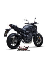 Pełny układ wydechowy 2-1, SC-Project CR-T Carbon + Titanium - Yamaha MT-07 [21]