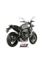 Pełny układ wydechowy 2-1, SC-Project CR-T Titanium - Yamaha MT-07 [17-20]