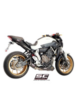 Pełny układ wydechowy 2-1, SC-Project CR-T - Yamaha MT-07 [13-16]