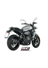 Pełny układ wydechowy 2-1, SC-Project Conic 70's Stainless steel [Matt Black] - Yamaha MT-07 [17-20]