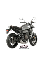 Pełny układ wydechowy 2-1, SC-Project Conic 70's Stainless steel - Yamaha MT-07 [17-20]