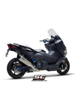 Pełny układ wydechowy 2-1, SC-Project SC1-R Titanium + Carbon - Yamaha T-MAX 530 / SX / DX / SX Sport Edition [17-19]