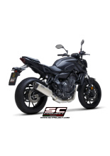 Pełny układ wydechowy 2-1, SC-Project SC1-S Titanium + Carbon [EURO5] - Yamaha MT-07 [21]