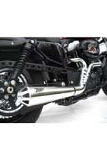 Pełny układ wydechowy Zard Harley Davidson Sportster (14-16) stal nierdzewna