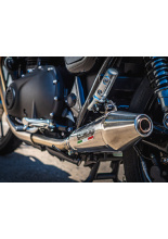 Podwójny tłumik G.P.R Vintacone [Slip-On, Stainless Steel] - Triumph Street Twin 900 [15-19] e3