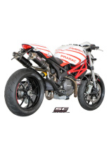 Podwójny tłumik SC-Project GP Carbon / Titanium - Ducati Monster 1100 / S [09-10]