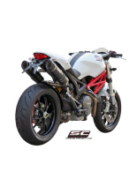 Podwójny tłumik SC-Project GP-Tech Carbon - Ducati Monster 1100 / S [09-10]