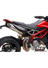 Podwójny tłumik SC-Project S1 Titanium / Matt black - Ducati Hypermotard 950 / RVE / SP [19-21]