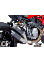 Podwójny tłumik SC-Project Twin GP70-R Carbon / Titanium (Slip on) - Ducati Monster 1200 / S / R [17-21]