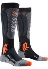 Skarpety X-SOCKS Mototouring Long czarno-szare