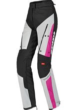 Spodnie motocyklowe damskie Spidi 4Season H2Out czarno-różowe