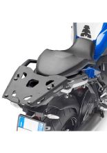 Stelaż Kappa z aluminiową płytą montażową pod kufer centralny Monokey® do BMW S 1000 XR (20-) czarny