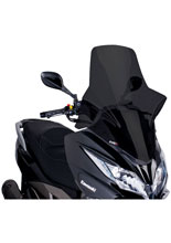 Szyba PUIG V-Tech Touring do Kawasaki J125 (16-21), J300 (14-21) mocno przyciemniana