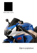 Szyba motocyklowa MRA Oryginalny kształt "O" Suzuki GSX-R 1000 (09-16) czarna