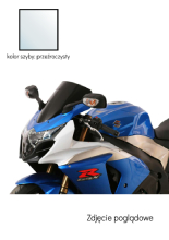 Szyba motocyklowa MRA Oryginalny kształt "O" Suzuki GSX-R 1000 (09-16) przeźroczysta