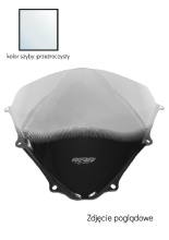 Szyba motocyklowa MRA Oryginalny kształt "O" Suzuki GSX-R 600/ 750 (06-07) przeźroczysta