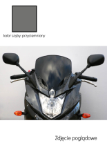 Szyba motocyklowa MRA Oryginalny kształt "O" Yamaha XJ 6 Diversion [09-] przyciemniana