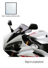 Szyba motocyklowa MRA Oryginalny kształt "O" Yamaha YZF R 1 (07-08) przeźroczysta