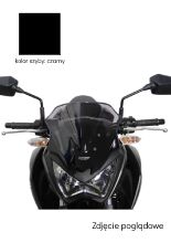 Szyba motocyklowa MRA Racing "R" Kawasaki Z 250 (13-) / Z 300 (15-) czarna