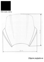 Szyba motocyklowa MRA Speed-Screen "A" + zestaw montażowy BMW F 800 R (-14) czarna