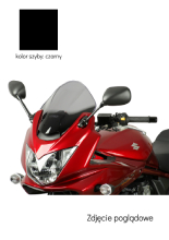 Szyba motocyklowa MRA Spoiler "S" Suzuki GSF Bandit 650 S (05-08)/ 1200 S (06-)/1250 S (07-) czarna