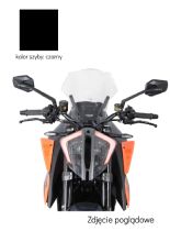 Szyba motocyklowa MRA Sport-Screen "NSPM" KTM Super Duke R 1290 (20-) czarna