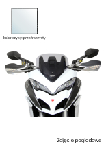 Szyba motocyklowa MRA Sport-Screen "SP" Ducati Multistrada 1200/1260/ S/ Pikes P (15-) przeźroczysta