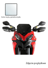 Szyba motocyklowa MRA Sport-Screen "SP" Ducati Multistrada 1200 (13-14) przeźroczysta