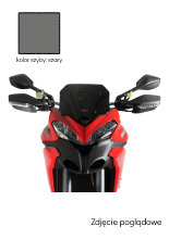 Szyba motocyklowa MRA Sport-Screen "SP" Ducati Multistrada 1200 (13-14) przyciemniana