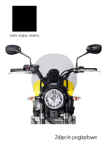 Szyba motocyklowa MRA Touring "NT" Yamaha XSR 700 [-21] czarna