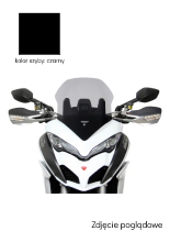 Szyba motocyklowa MRA Touring "T" Ducati Multistrada 1200/1260/ S/ Pikes P (15-) czarna