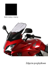 Szyba motocyklowa MRA Touring "T" Honda CBF 1000 (06-18) czarna