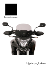 Szyba motocyklowa MRA Touring "T" Honda VFR 1200 X Crosstourer (12-15) czarna