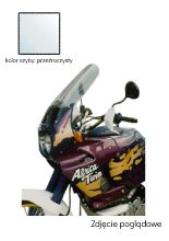 Szyba motocyklowa MRA Touring "T" Honda XRV 750 Africa Twin (93-95) przeźroczysta