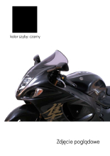 Szyba motocyklowa MRA Touring "T" Suzuki GSX-R 1300 Hayabusa (08-20) czarna