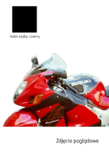 Szyba motocyklowa MRA Touring "T" Suzuki GSX-R 1300 Hayabusa (99-07) czarna